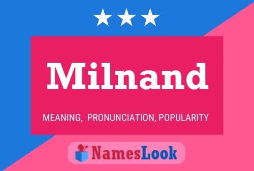 Milnand Name Poster