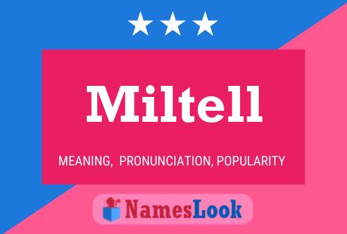 Miltell Name Poster