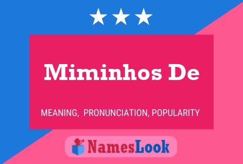 Miminhos De Name Poster