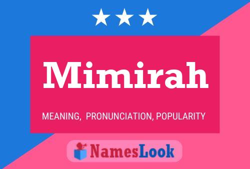 Mimirah Name Poster