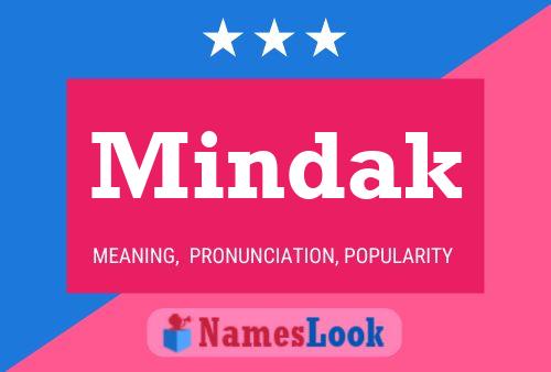 Mindak Name Poster