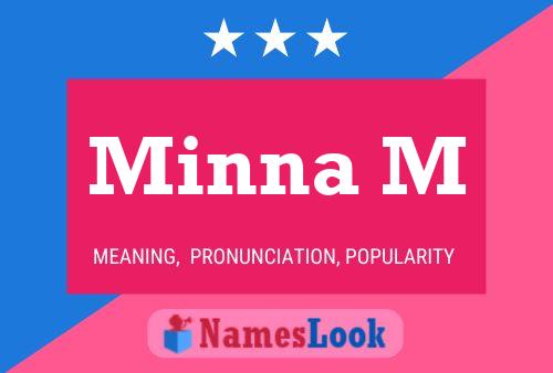 Minna M Name Poster