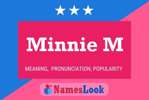 Minnie M Name Poster