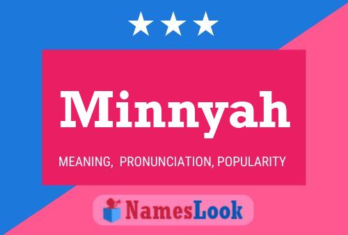 Minnyah Name Poster