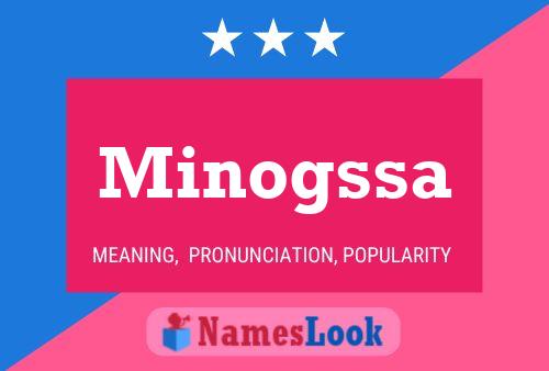 Minogssa Name Poster