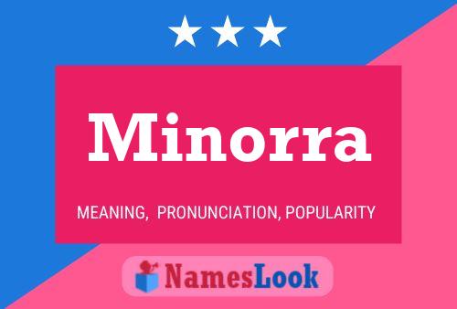 Minorra Name Poster