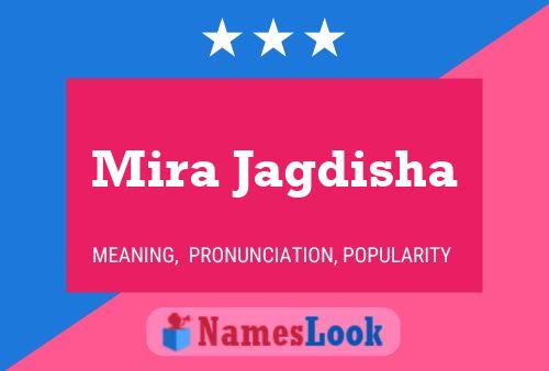 Mira Jagdisha Name Poster