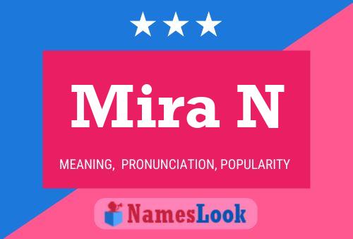 Mira N Name Poster