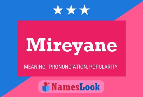 Mireyane Name Poster