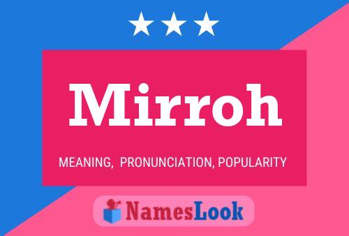 Mirroh Name Poster