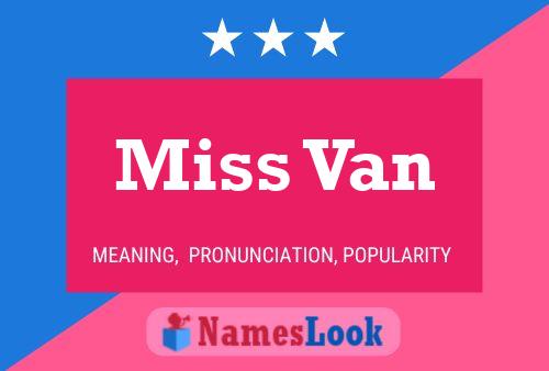 Miss Van Name Poster