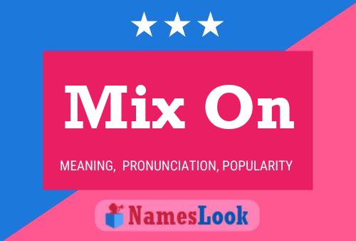 Mix On Name Poster