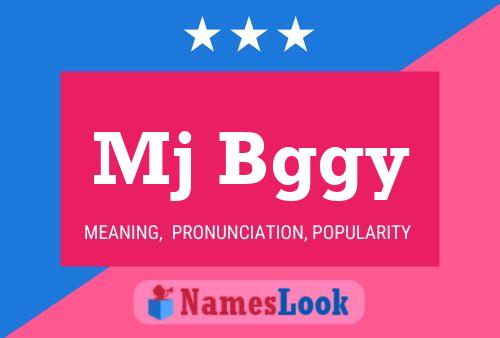 Mj Bggy Name Poster