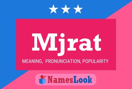 Mjrat Name Poster