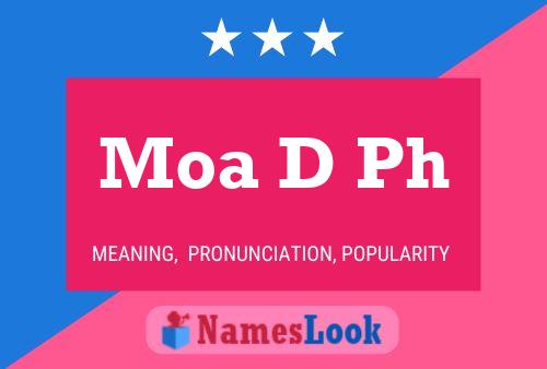 Moa D Ph Name Poster