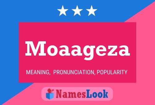 Moaageza Name Poster