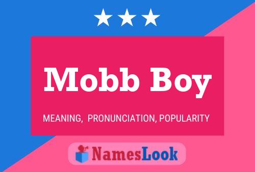 Mobb Boy Name Poster