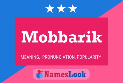 Mobbarik Name Poster