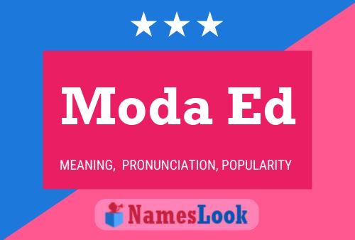 Moda Ed Name Poster