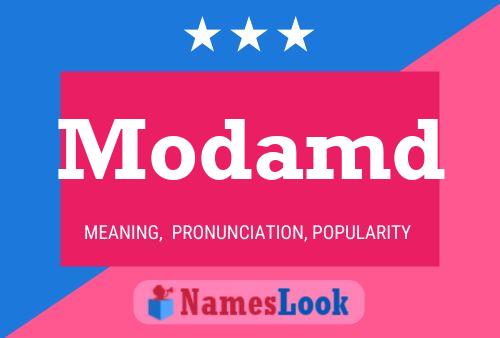 Modamd Name Poster