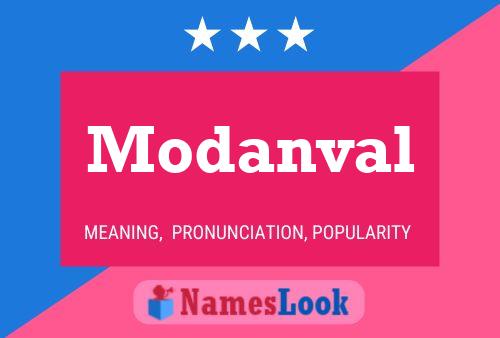 Modanval Name Poster