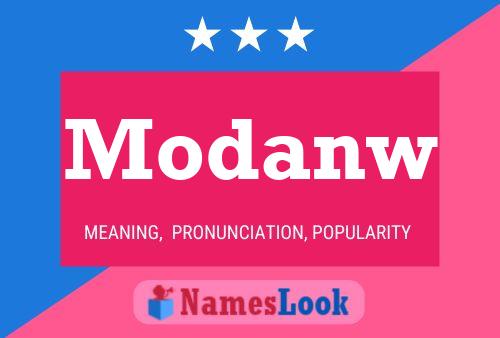 Modanw Name Poster