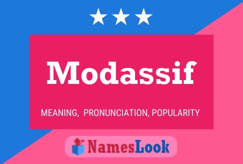 Modassif Name Poster