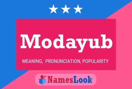 Modayub Name Poster