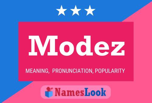 Modez Name Poster