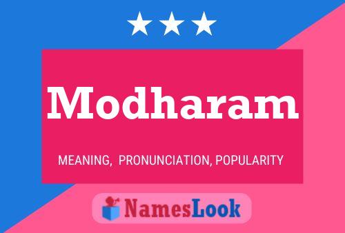 Modharam Name Poster