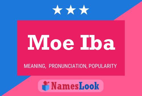 Moe Iba Name Poster