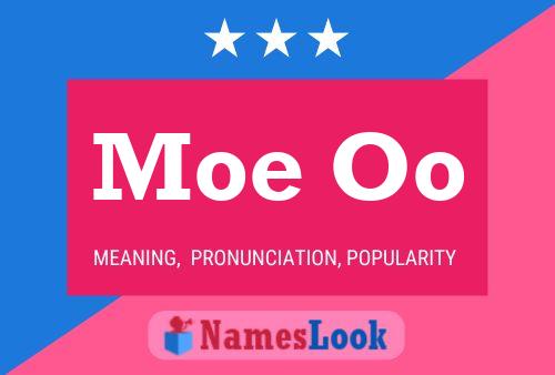 Moe Oo Name Poster