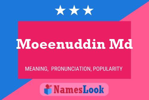 Moeenuddin Md Name Poster