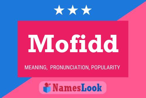 Mofidd Name Poster