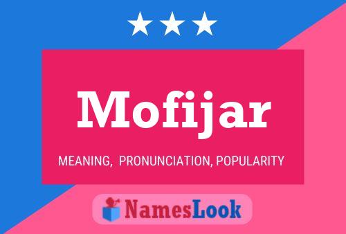 Mofijar Name Poster