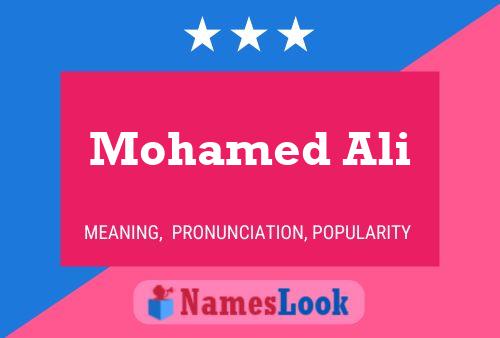 Mohamed Ali Name Poster