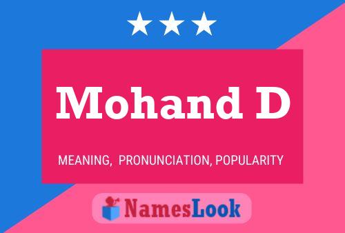 Mohand D Name Poster