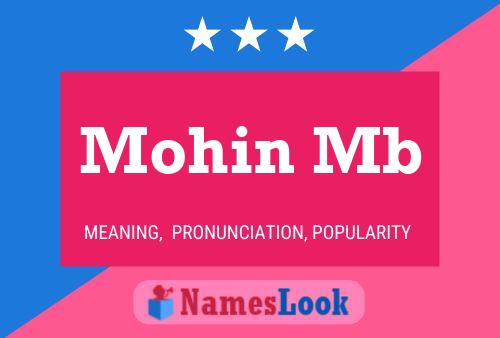 Mohin Mb Name Poster