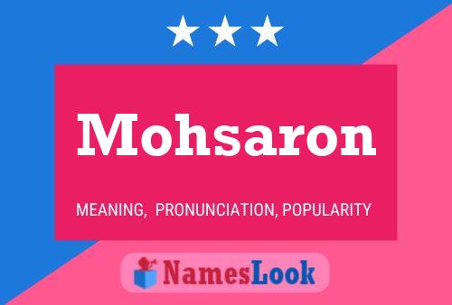 Mohsaron Name Poster