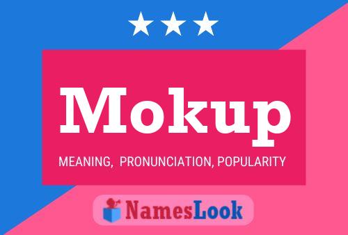 Mokup Name Poster