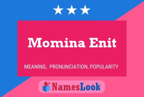 Momina Enit Name Poster