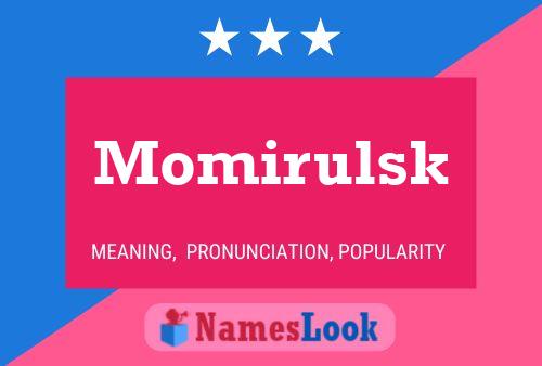 Momirulsk Name Poster