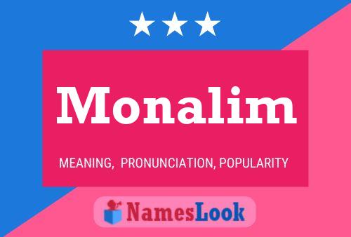 Monalim Name Poster