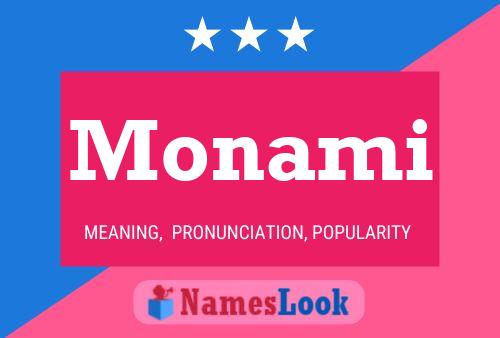 Monami Name Poster