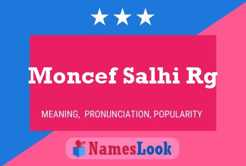 Moncef Salhi Rg Name Poster