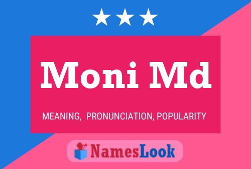 Moni Md Name Poster