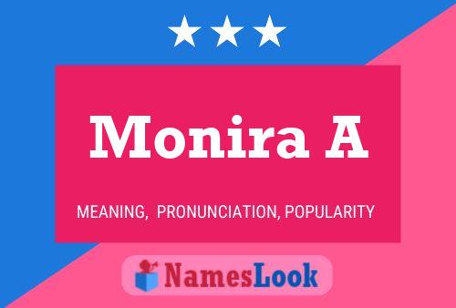 Monira A Name Poster