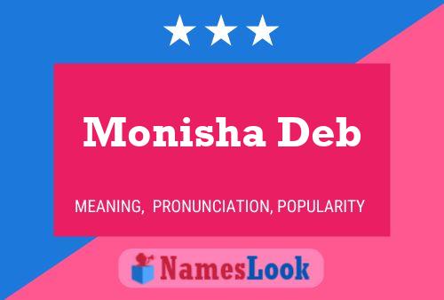 Monisha Deb Name Poster