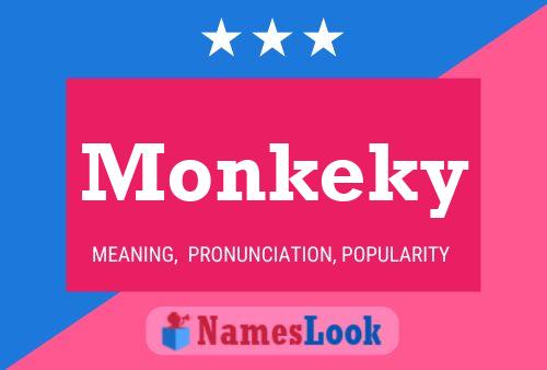 Monkeky Name Poster