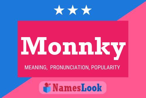 Monnky Name Poster